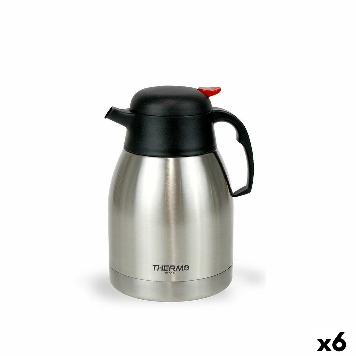 Jarra Termo ThermoSport Acero Inoxidable 1,5 L Pulsador (6 Unidades)