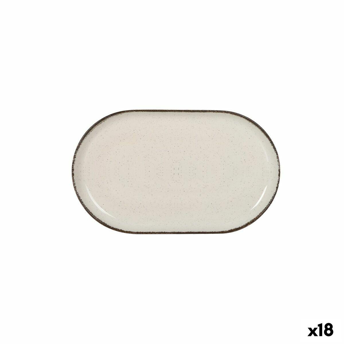 Fuente de Cocina La Mediterránea Anllo Ovalado 25 x 15 x 2,2 cm (18 Unidades)