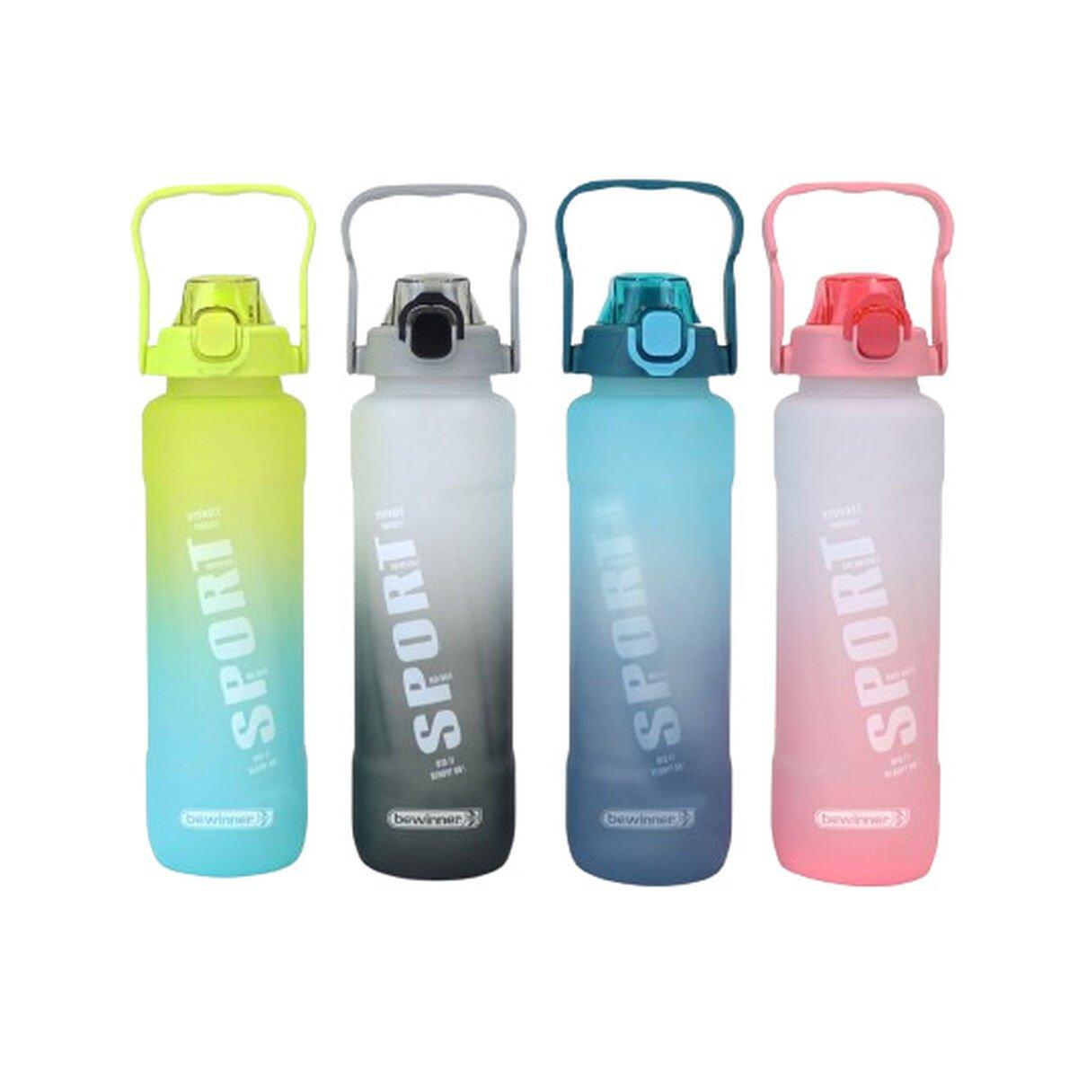 Botella de Agua Bewinner Multicolor 1 L 7,5 X 20 CM