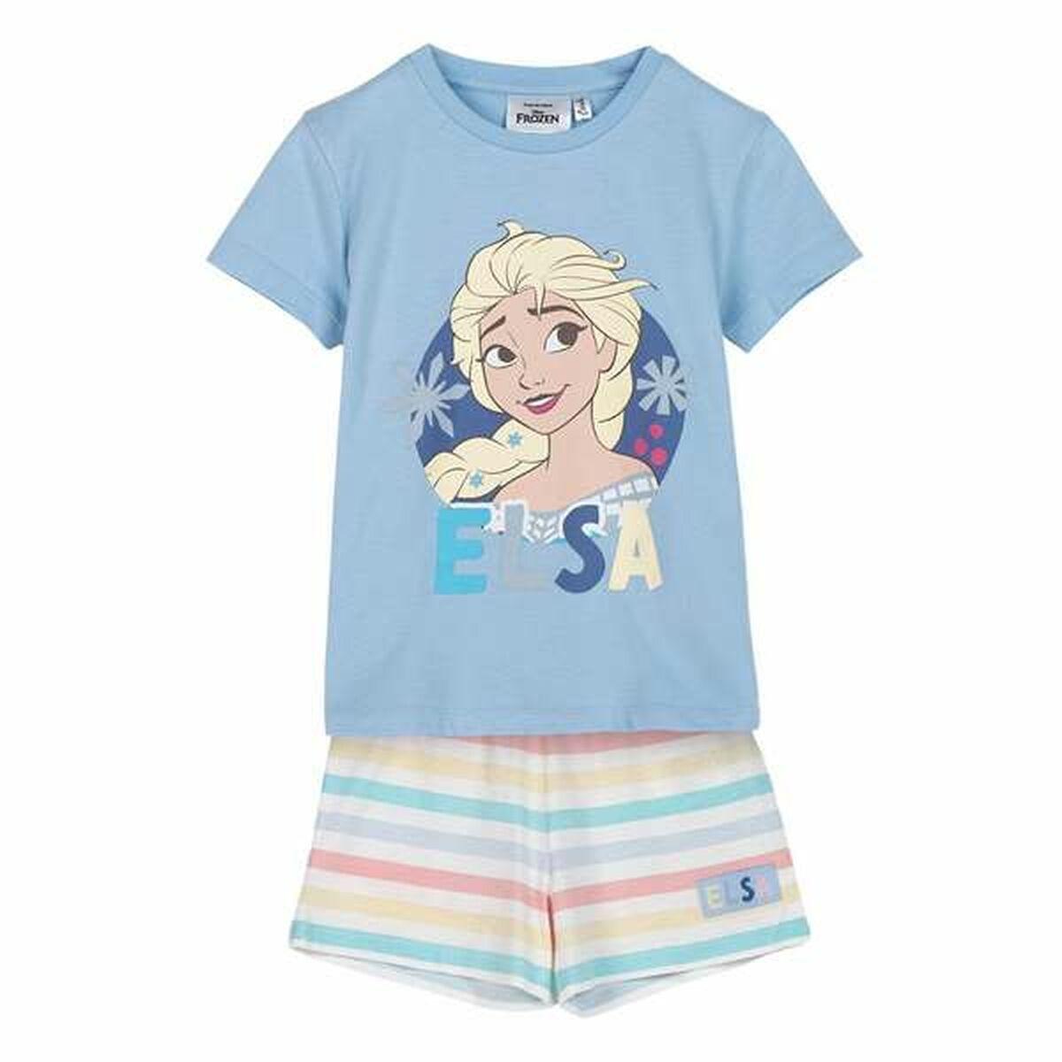 Pijama Infantil Frozen Azul claro