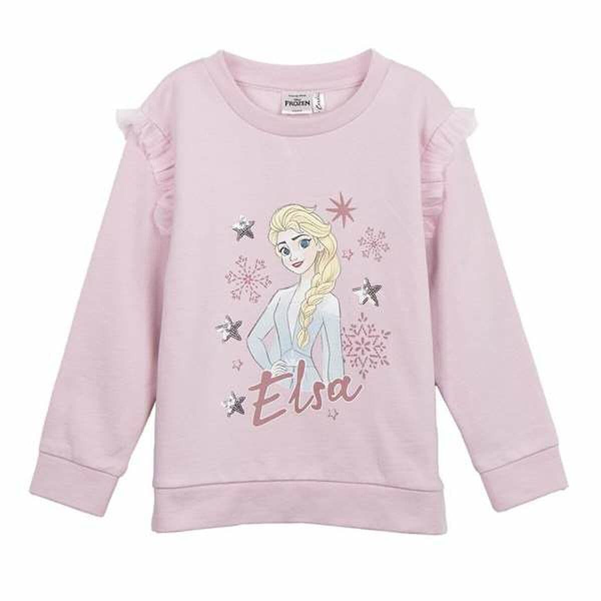 Sudadera Infantil Frozen Rosa claro