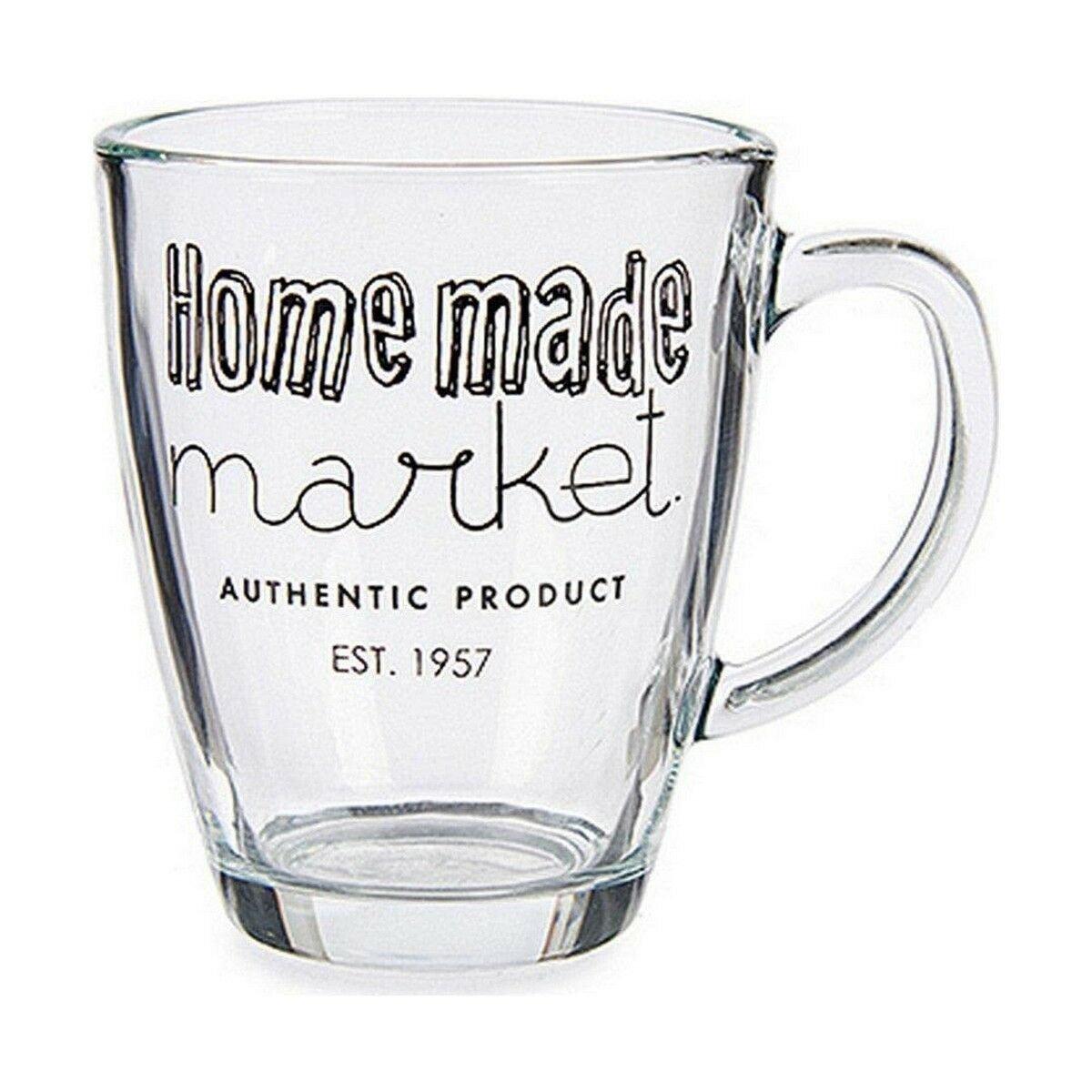 Taza Mug Vivalto Transparente 320 ml (6 Unidades)