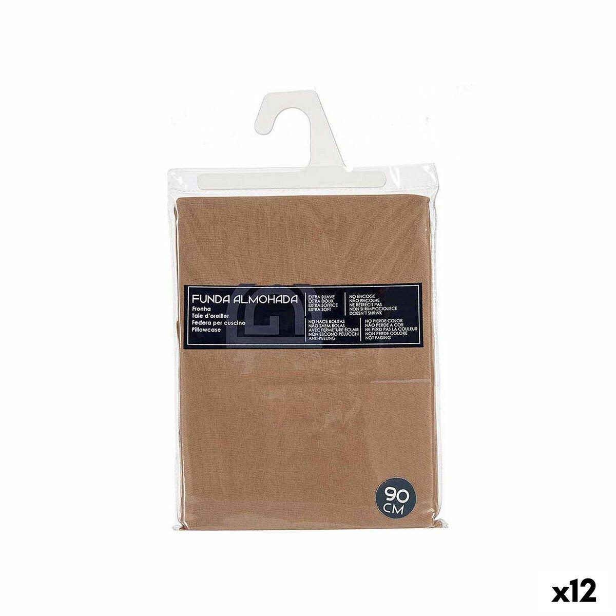 Funda de almohada Gift Decor Marrón 45 x 0,3 x 90 cm (12 Unidades)