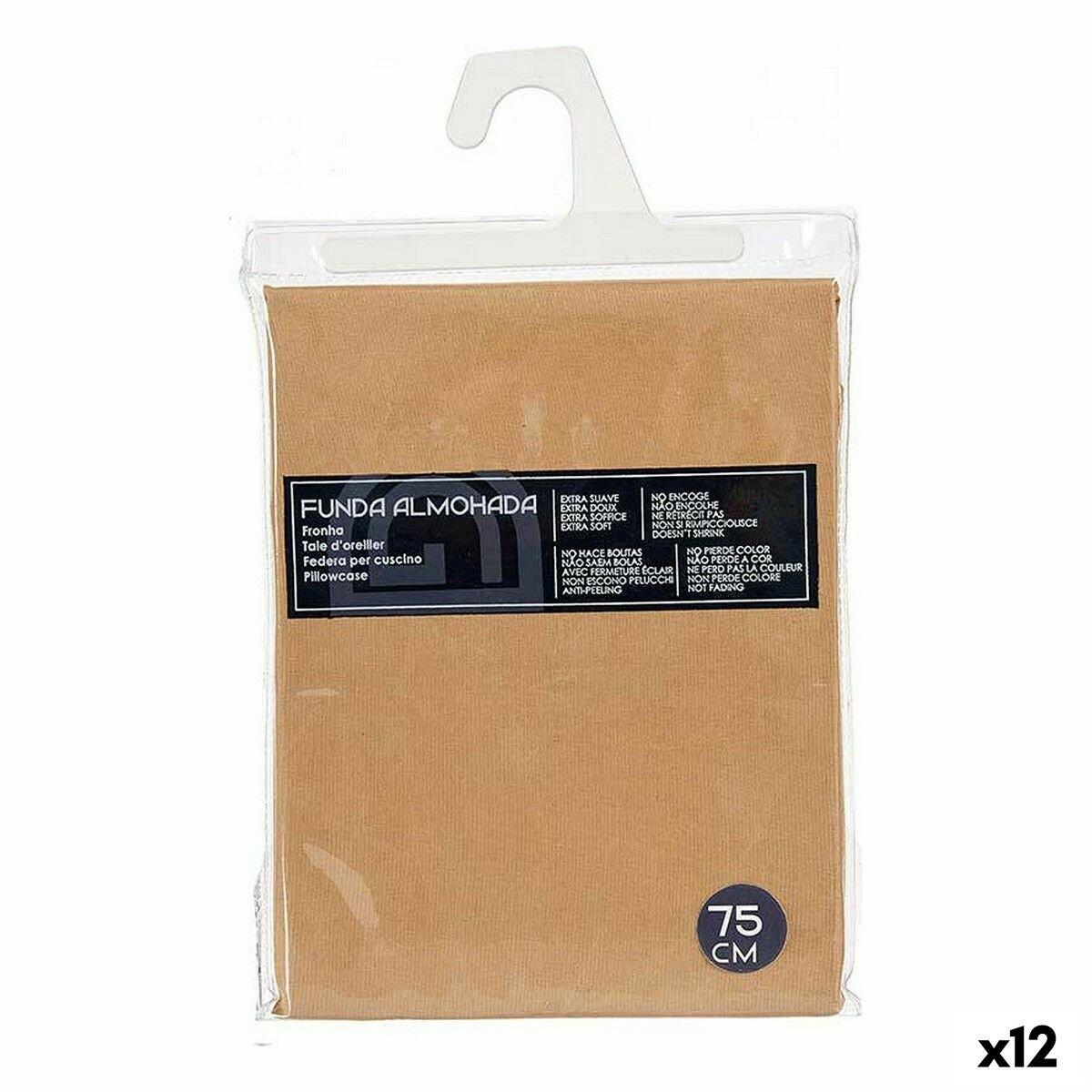 Funda de almohada Gift Decor Beige 45 x 0,2 x 70 cm (12 Unidades)