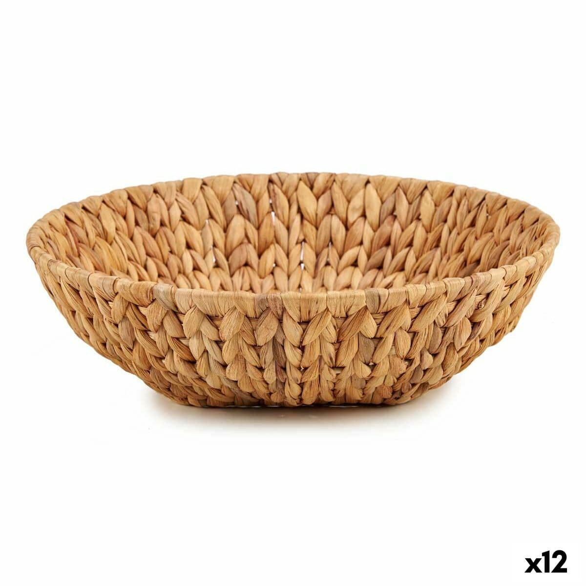 Centro de Mesa Gift Decor Marrón Metal Jacinto de agua 34 x 9 x 34 cm (12 Unidades)