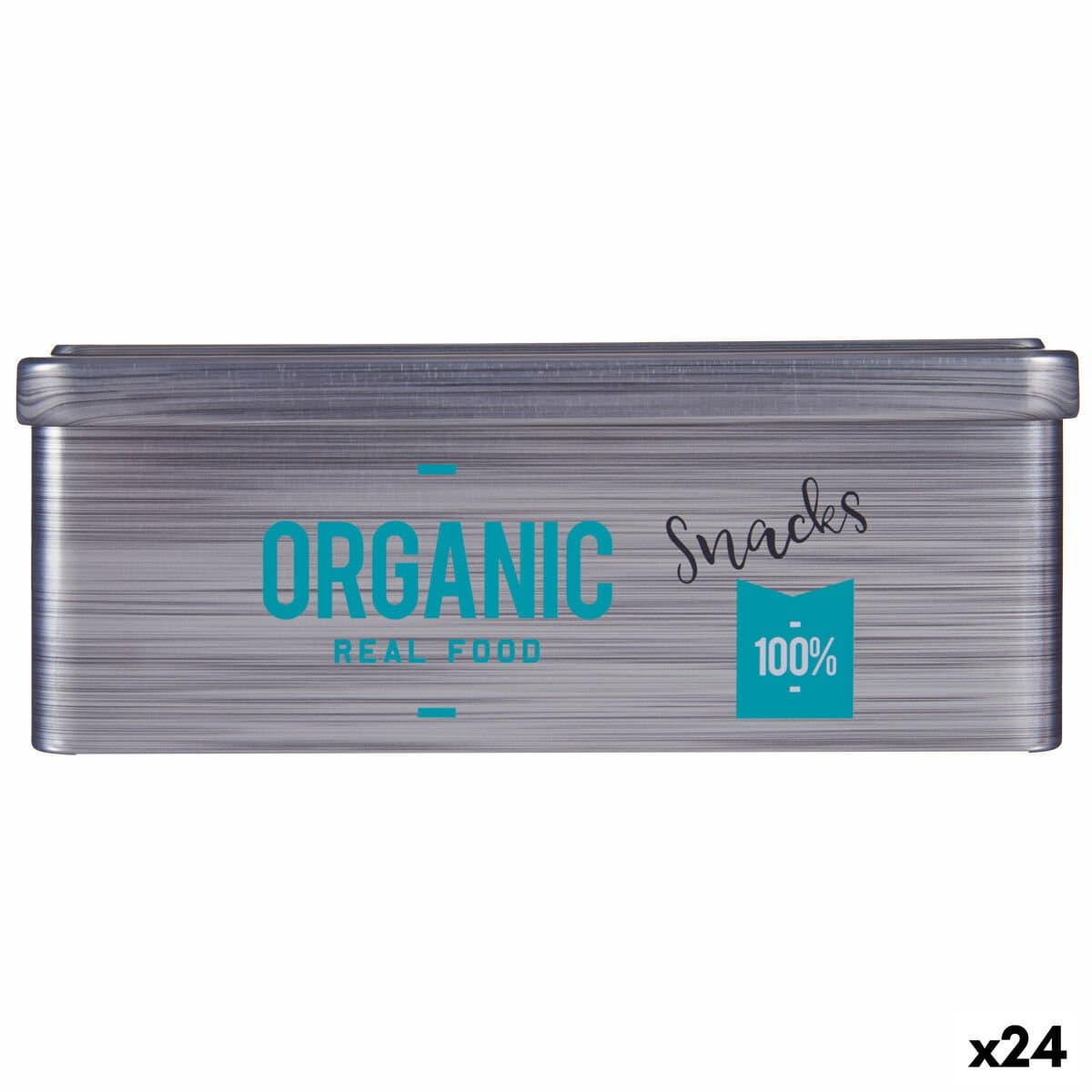 Bote Kinvara Organic Gris Snacks (24 Unidades)