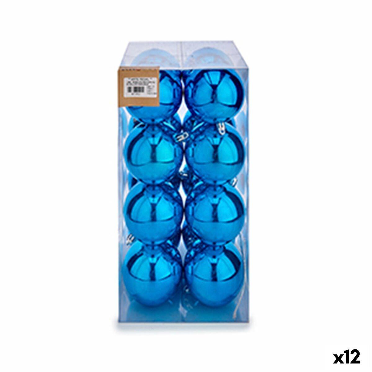 Set de Bolas de Navidad Krist+ Azul Plástico (12 Unidades)