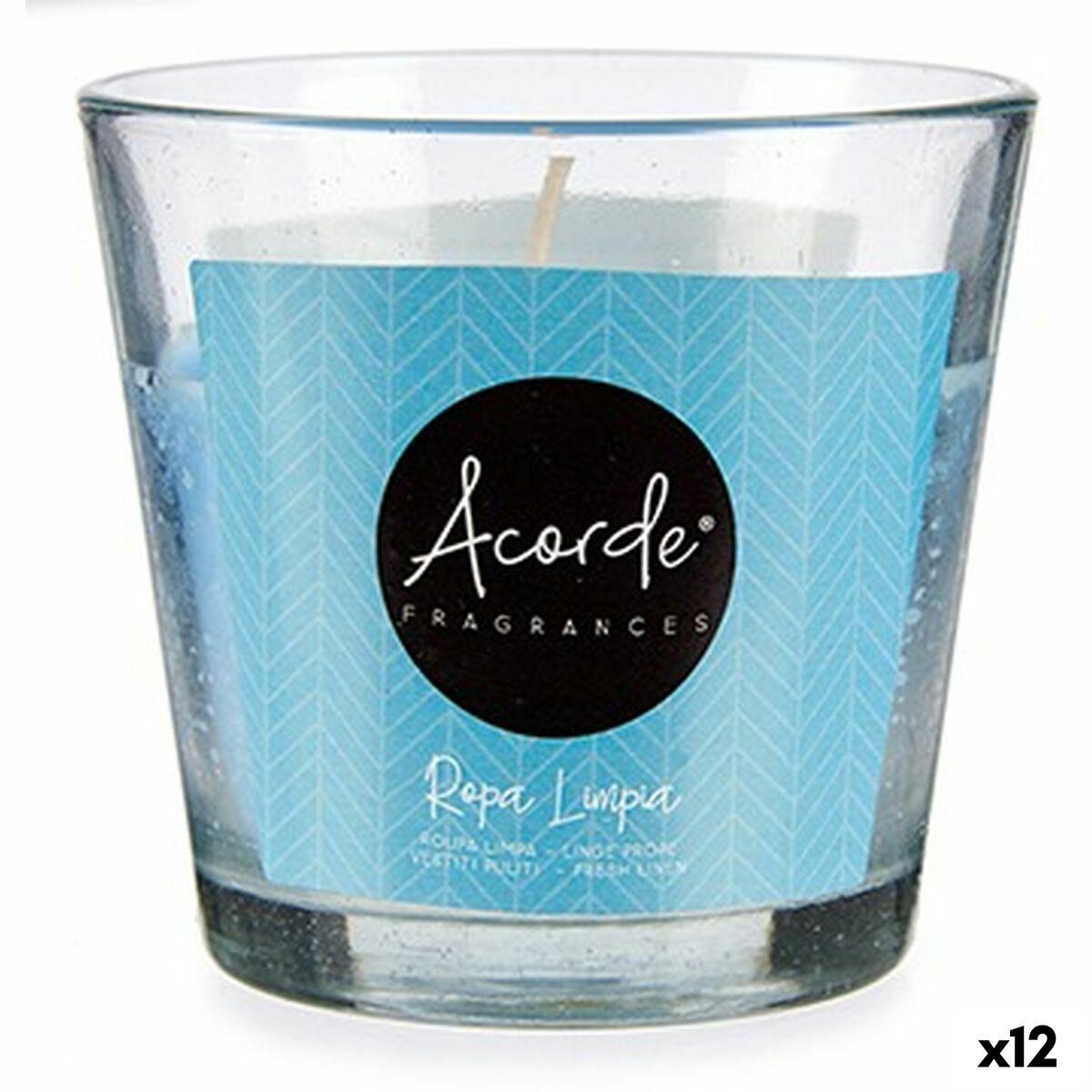 Vela Perfumada Acorde Ropa Limpia 120 g (12 Unidades)