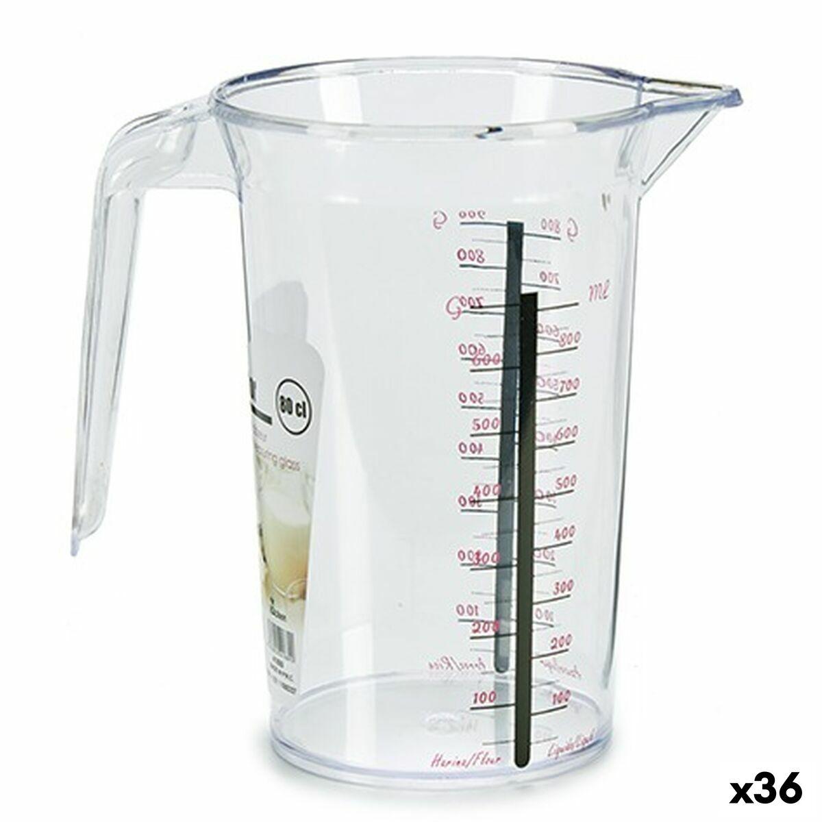 Jarra Medidora Poliestireno Plástico 800 ml (36 Unidades)