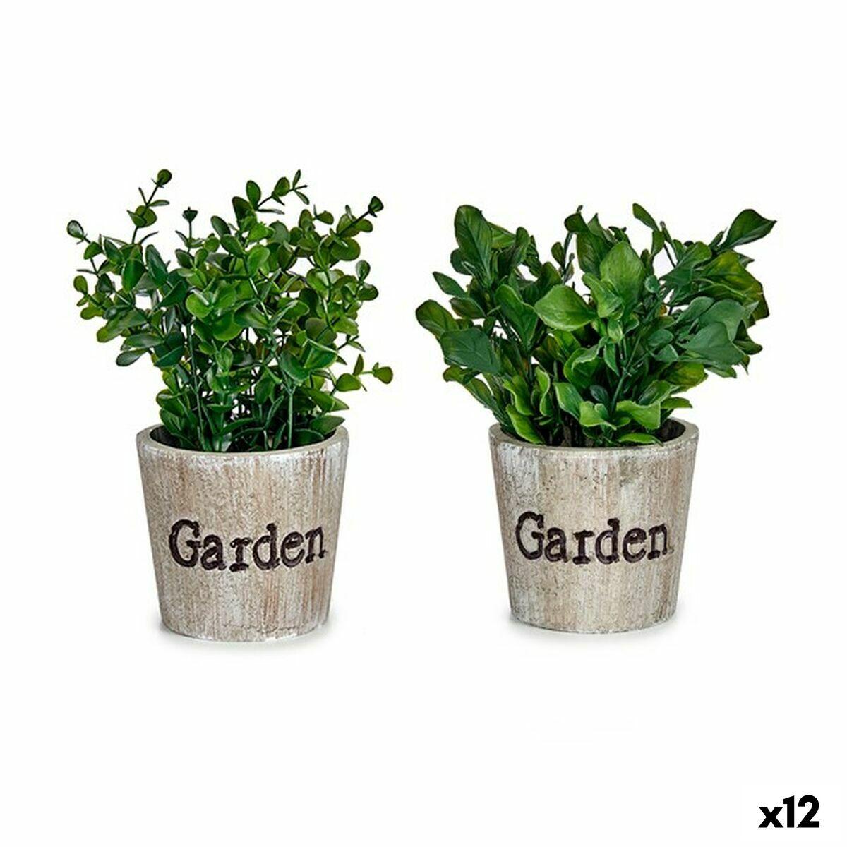 Planta Decorativa Ibergarden Plástico 16 x 22 x 16 cm (12 Unidades)