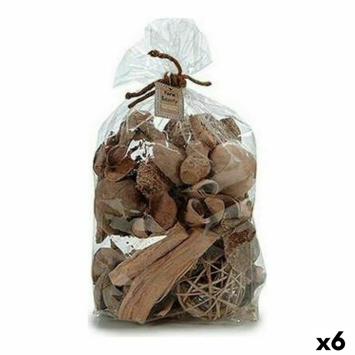Flores Decorativas Marrón 17 x 32 x 23 cm (6 Unidades)