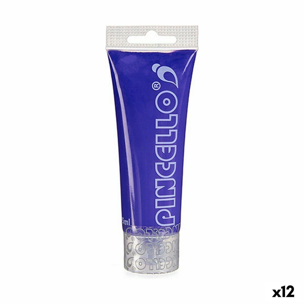 Pintura acrílica Pincello Morado 75 ml (12 Unidades)
