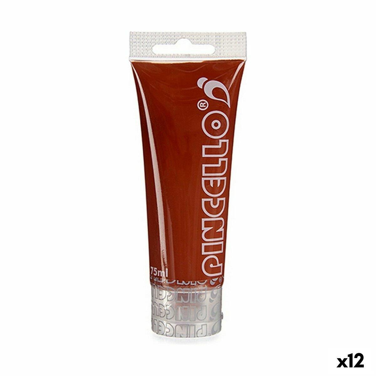 Pintura acrílica Pincello Marrón 75 ml (12 Unidades)