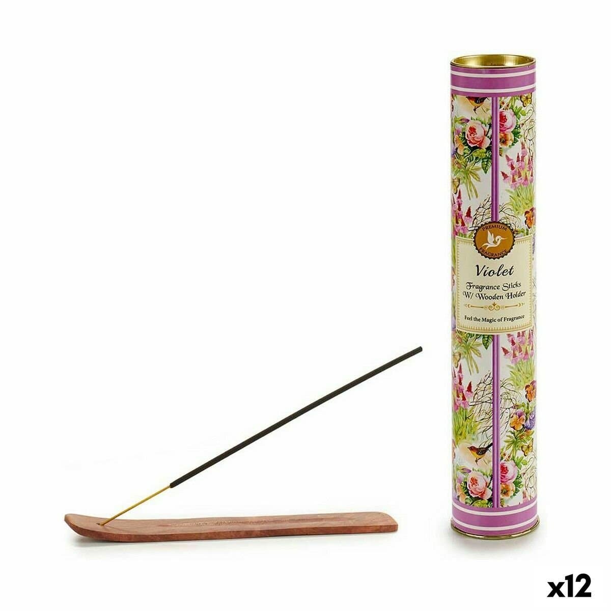 Incienso Acorde Violeta Con soporte (12 Unidades)