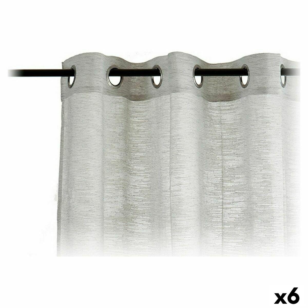 Cortinas Gift Decor Gris 140 x 260 cm 34 x 5 x 26 cm 26 x 42 x 3 cm (6 Unidades)