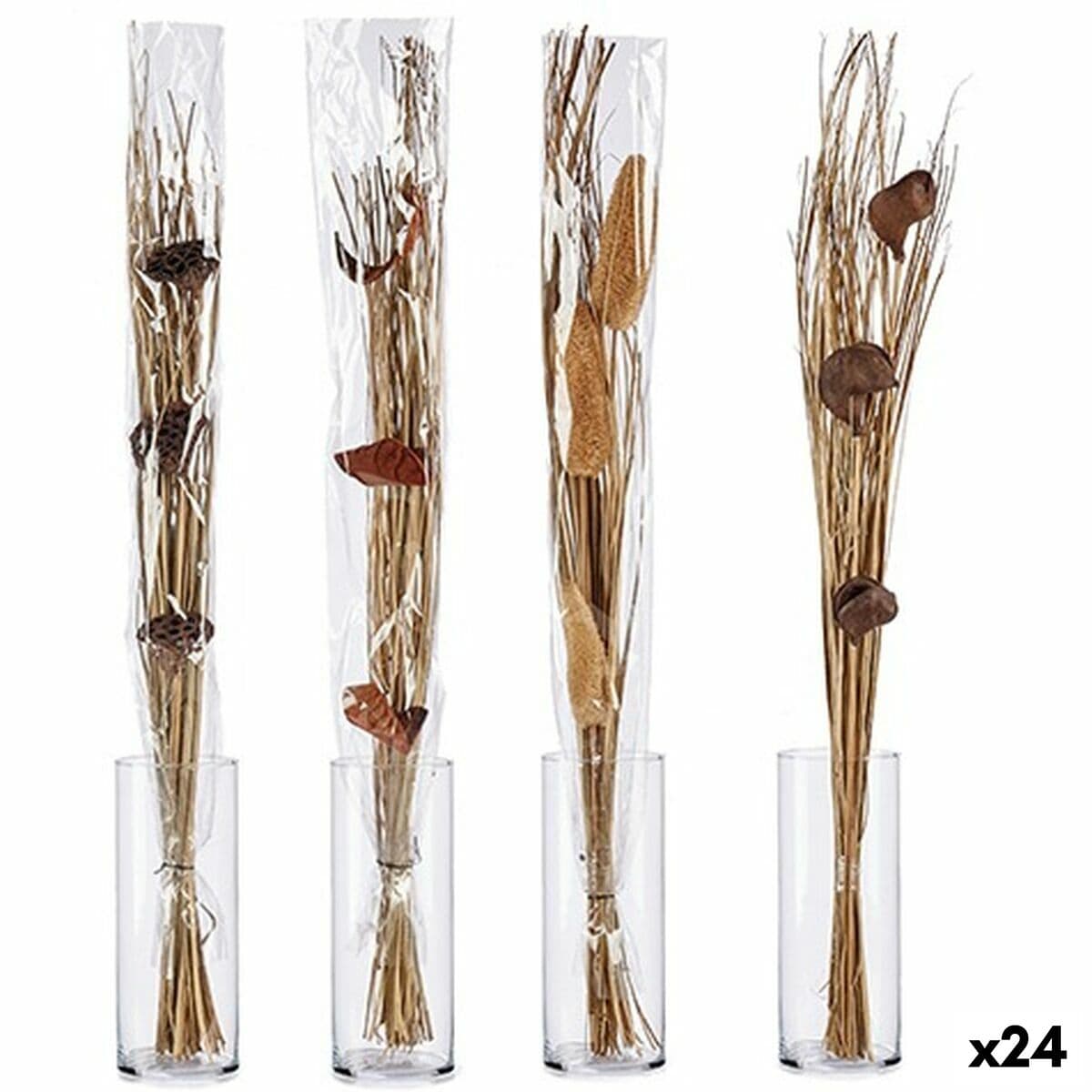 Ramilletes Gift Decor Natural 100 cm 12 x 96 x 10 cm (24 Unidades)
