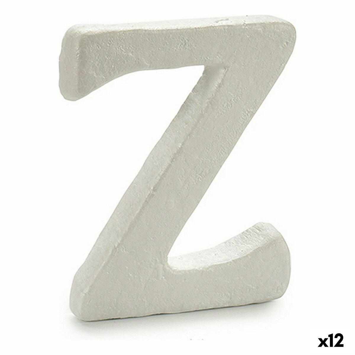 Letra Pincello Z Blanco Poliestireno (12 Unidades)