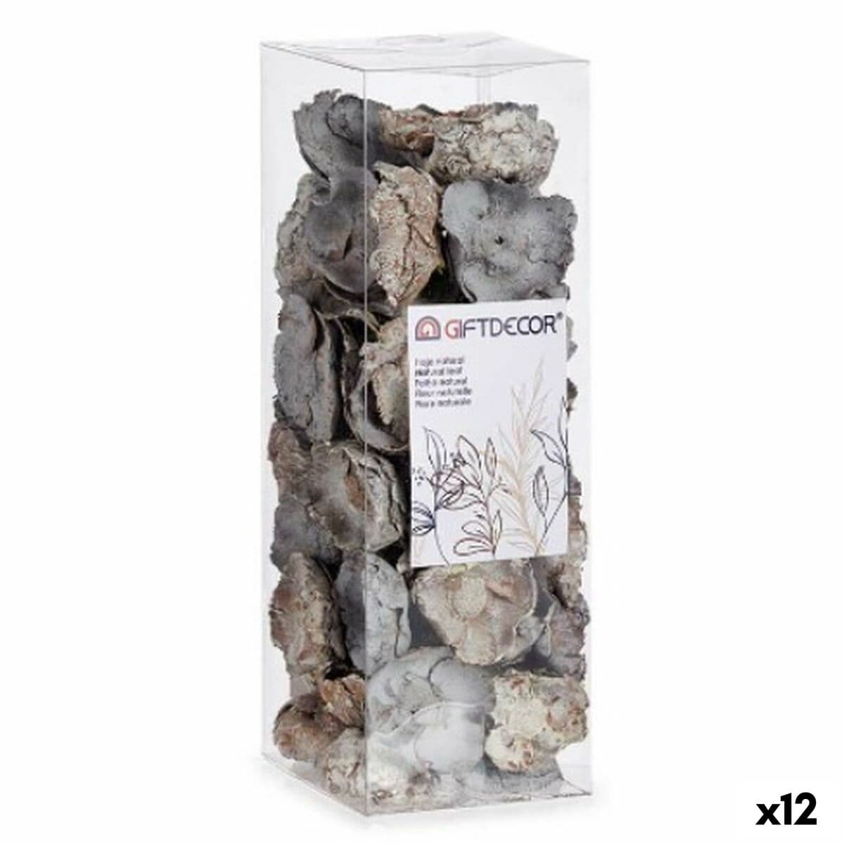 Flores Decorativas Gift Decor Natural 9 x 27 x 9 cm (12 Unidades)