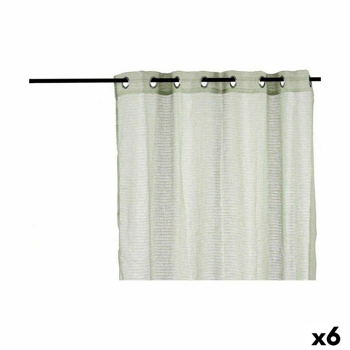Cortina Gift Decor Verde 140 x 0,1 x 260 cm (6 Unidades)