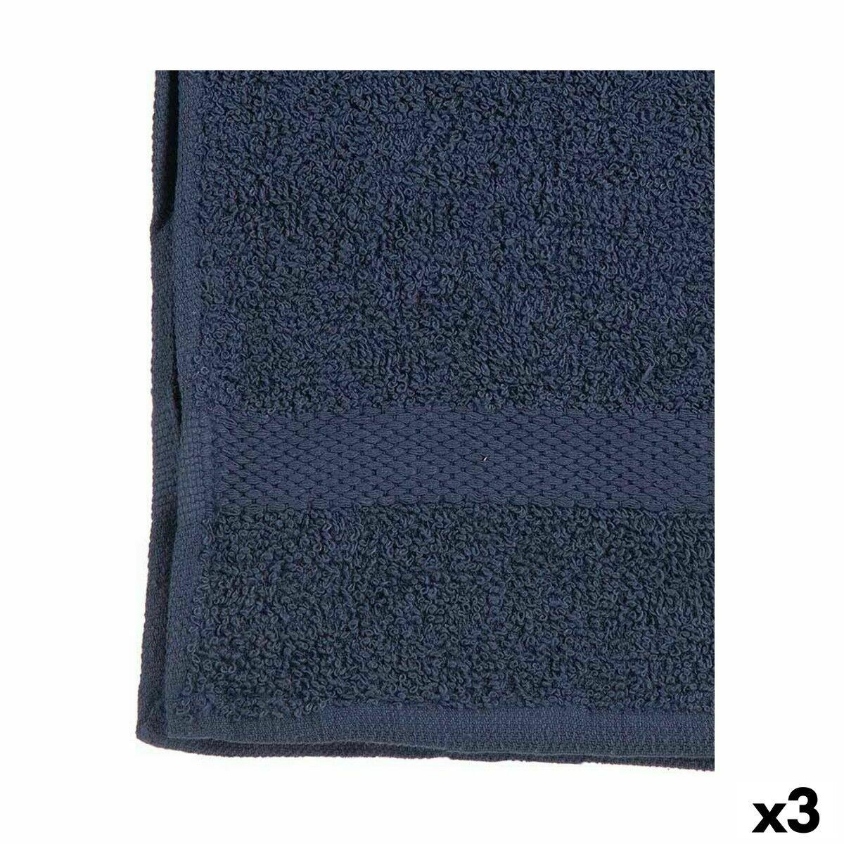 Toalla de baño Berilo Azul 90 x 0,5 x 150 cm 45 x 5 x 24,5 cm (3 Unidades)
