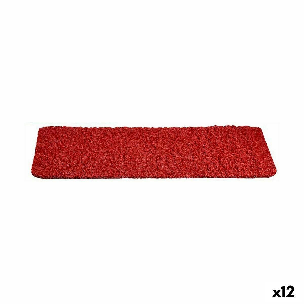 Felpudo Gift Decor Rojo 70 x 40 cm (12 Unidades)