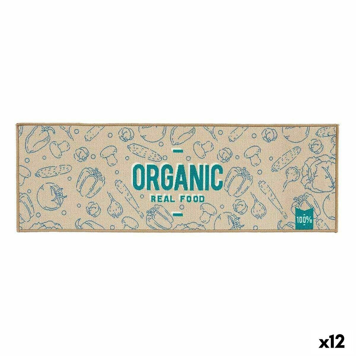 Alfombra Kinvara Organic Beige 40 x 120 cm 40 x 0,05 x 119 cm Multiusos (12 Unidades)