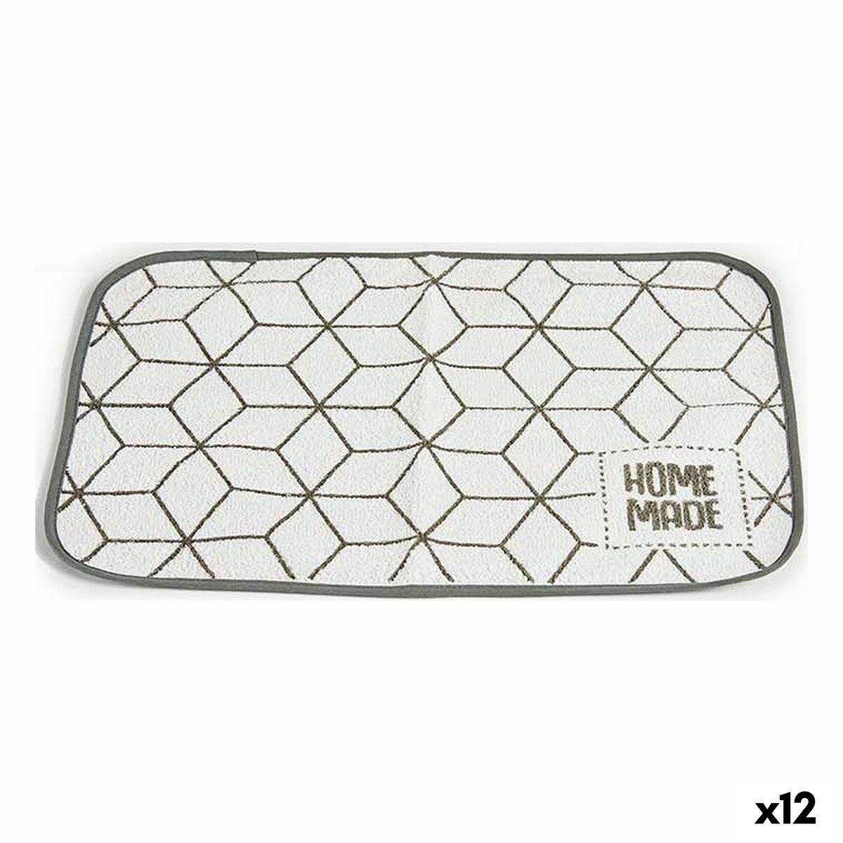 Salvamantel Kinvara Blanco Gris 33 x 0,3 x 48 cm (12 Unidades)