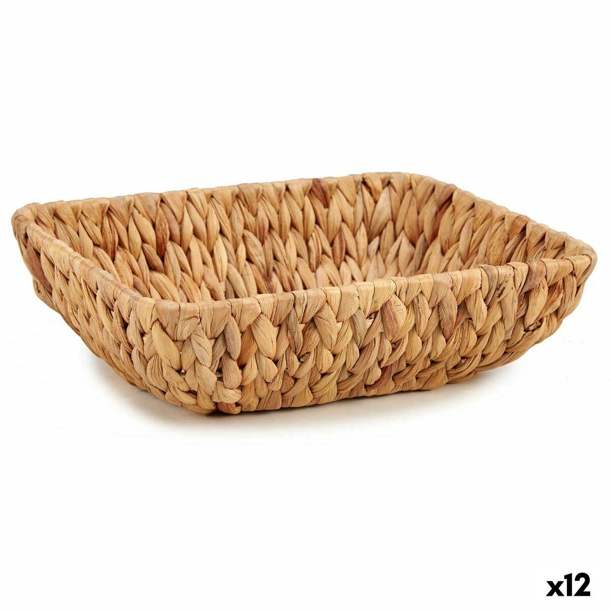 Centro de Mesa Gift Decor Marrón Metal Jacinto de agua 30 x 9 x 22 cm (12 Unidades)