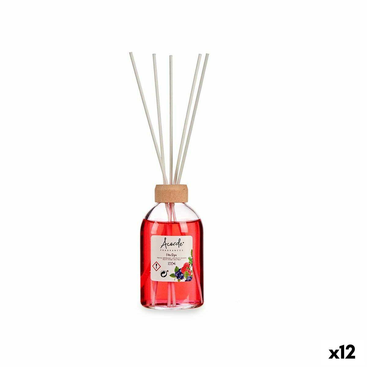Varitas Perfumadas Acorde Frutos rojos 100 ml (12 Unidades)