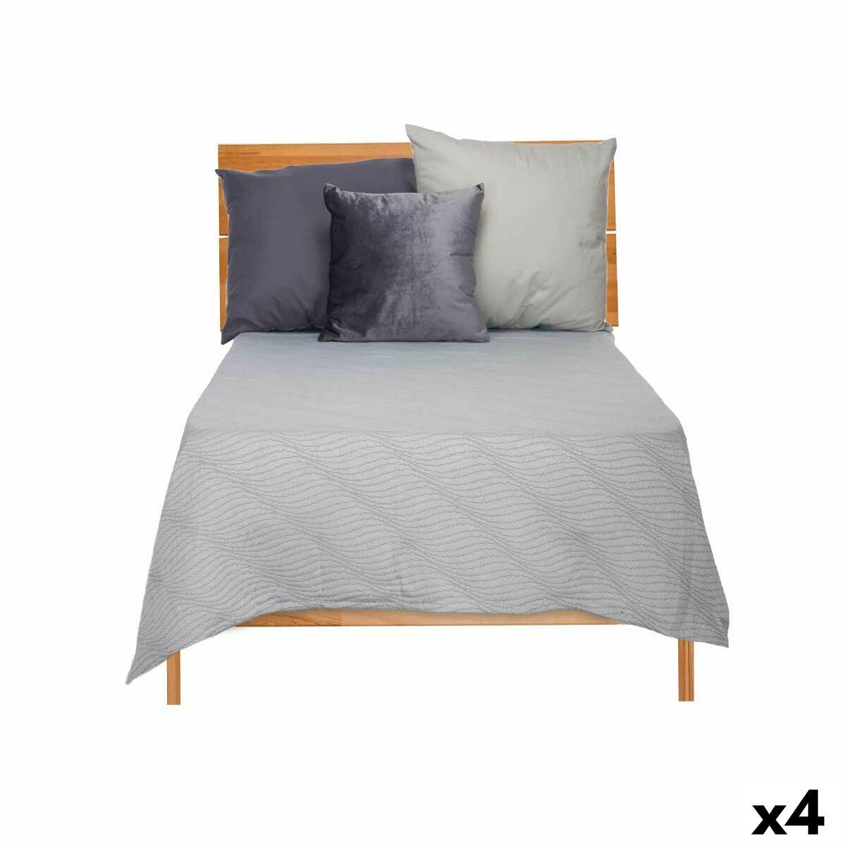 Colcha Gift Decor Gris 180 x 260 cm (4 Unidades)