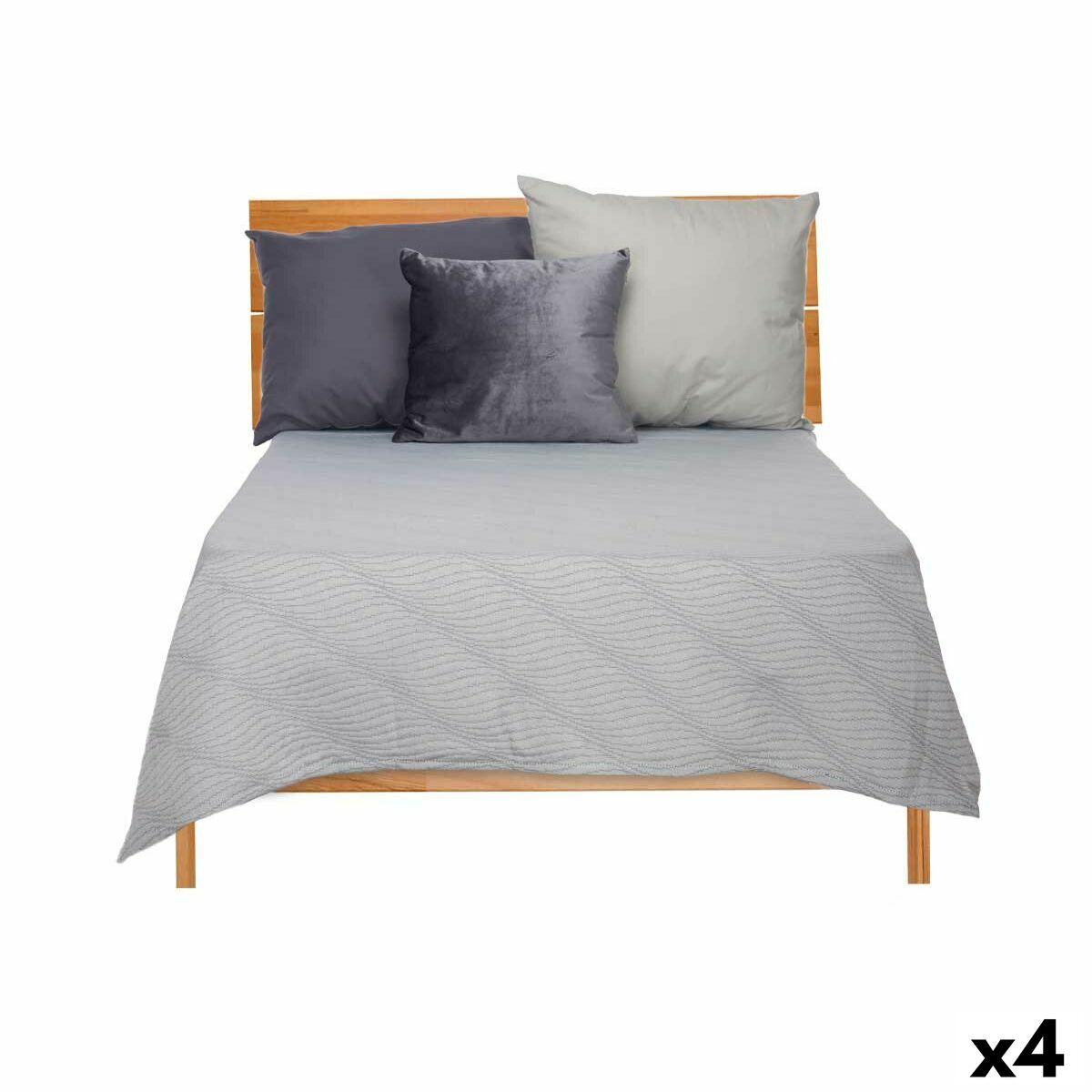 Colcha Gift Decor Gris 240 x 260 cm (4 Unidades)