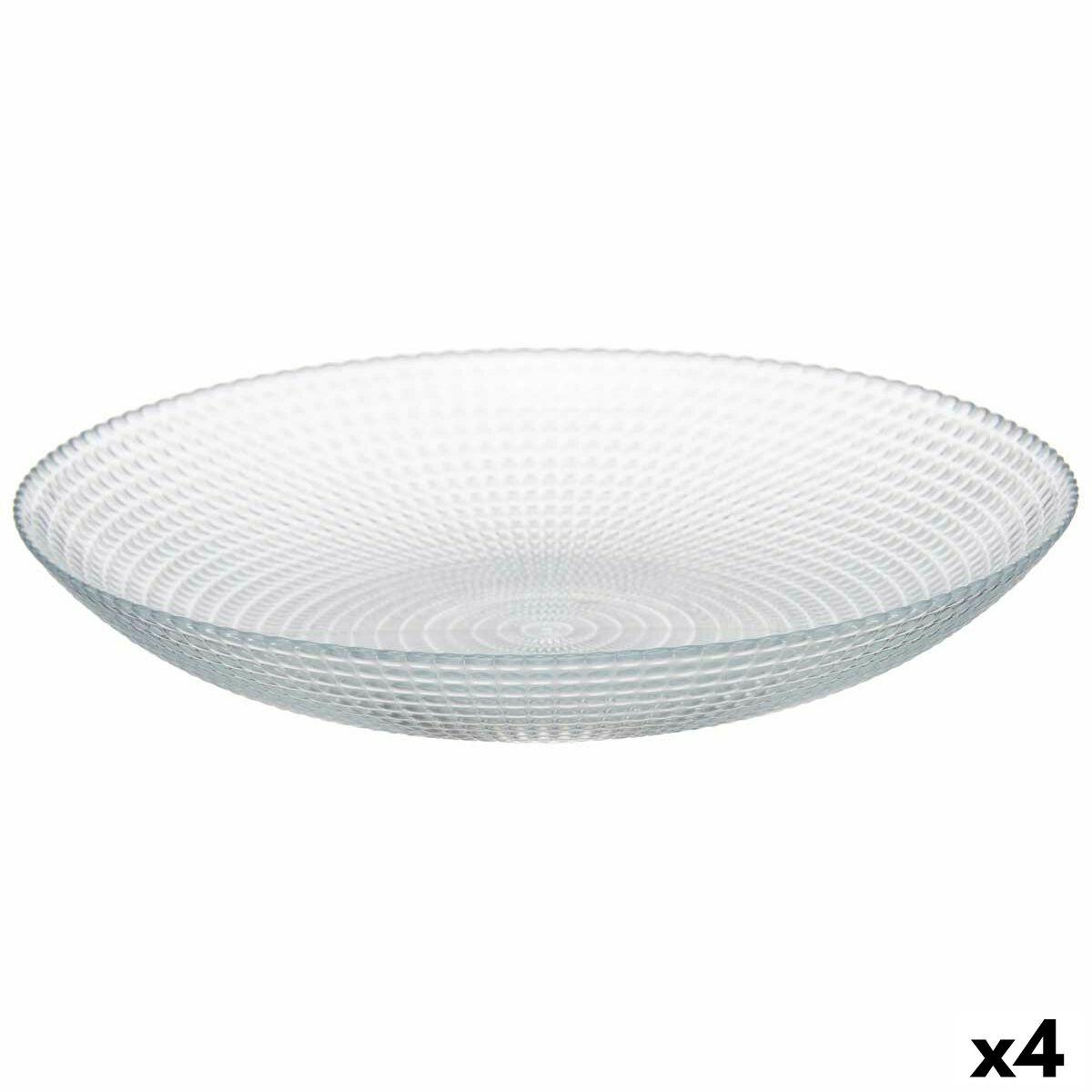 Set de Platos Pasabahce Generation Transparente Vidrio 23 x 7 x 23 cm (4 Unidades)