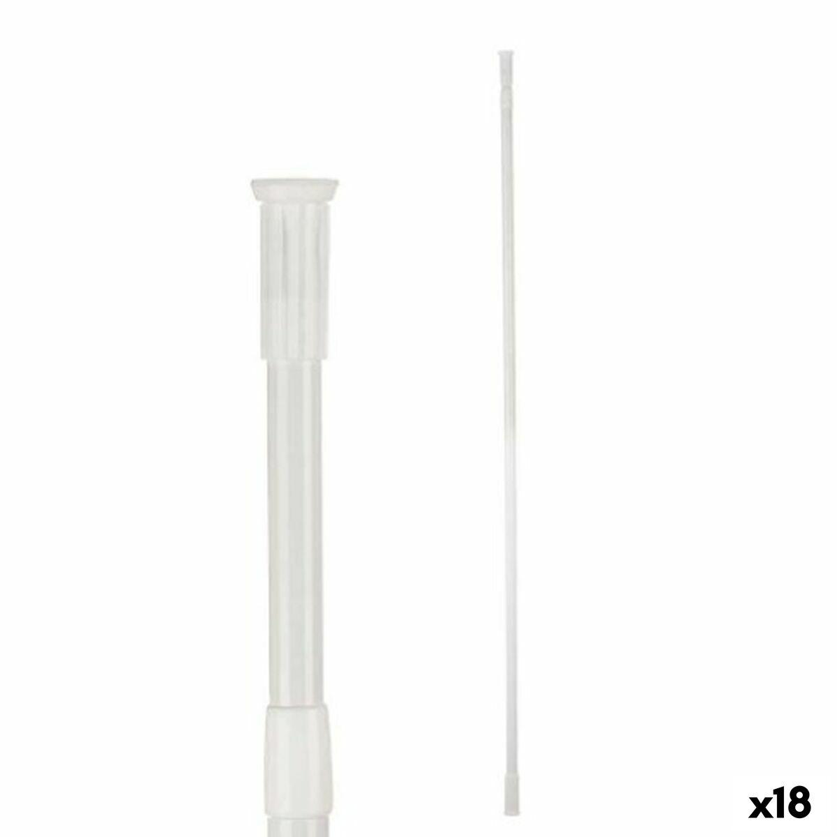 Barra extensible Berilo Blanco Aluminio 260 x 2,2 x 2,2 cm De ducha (18 Unidades)