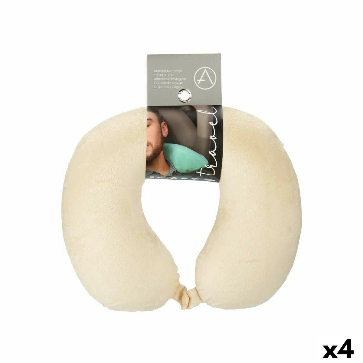 Cojín Cervical Azul Negro Beige Gris 31 x 10,5 x 27,4 cm (4 Unidades)