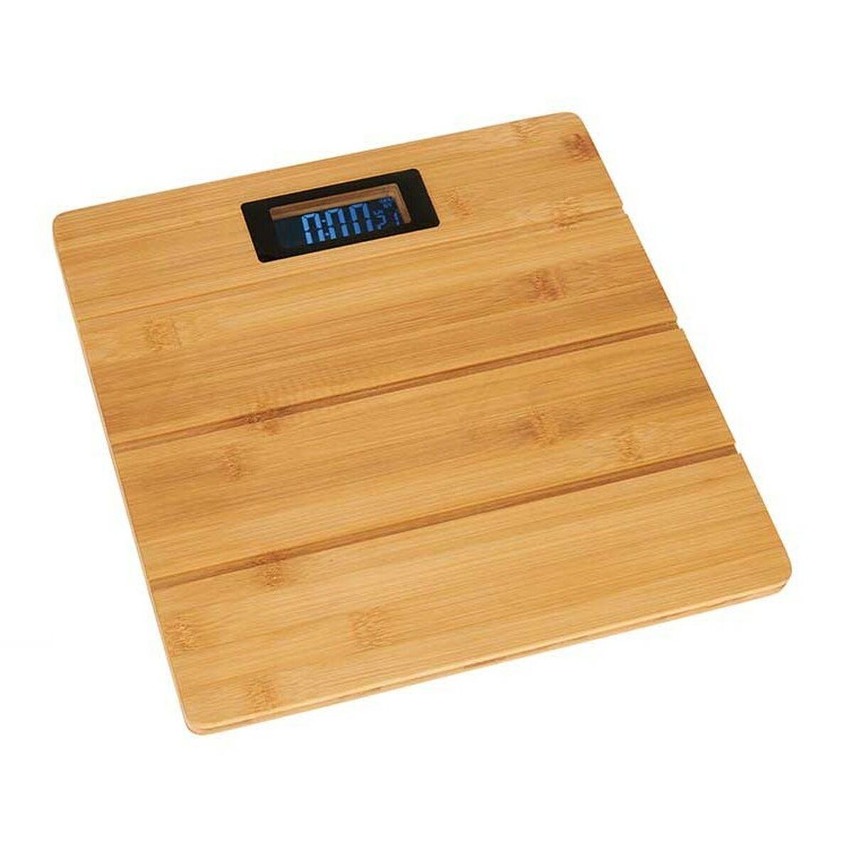 Báscula Digital de Baño Berilo Marrón Bambú 150 kg
