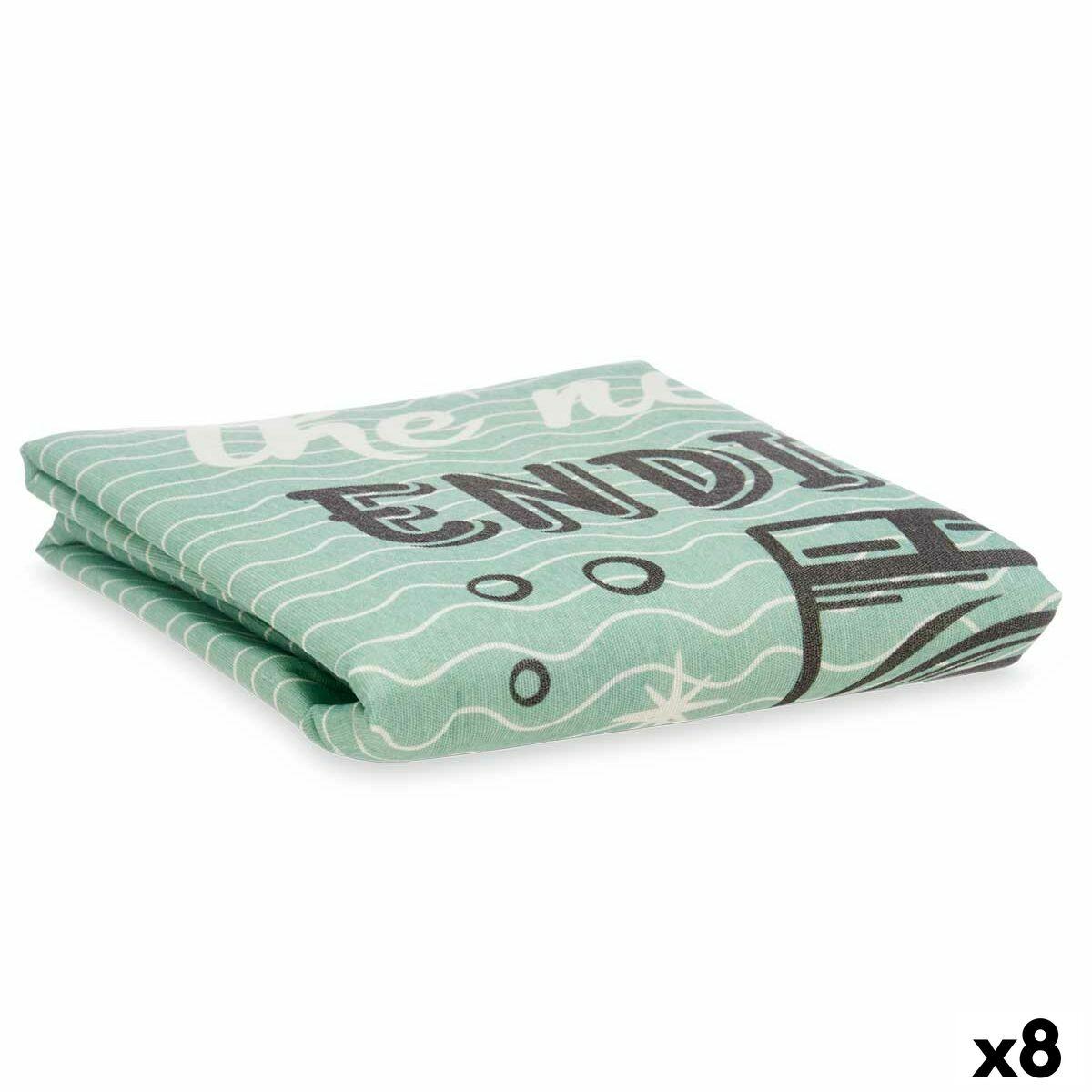 Funda Para Tabla de Planchar Kipit Verde 140 x 50 cm 24,5 x 35,3 x 5 cm Lavadora (8 Unidades)