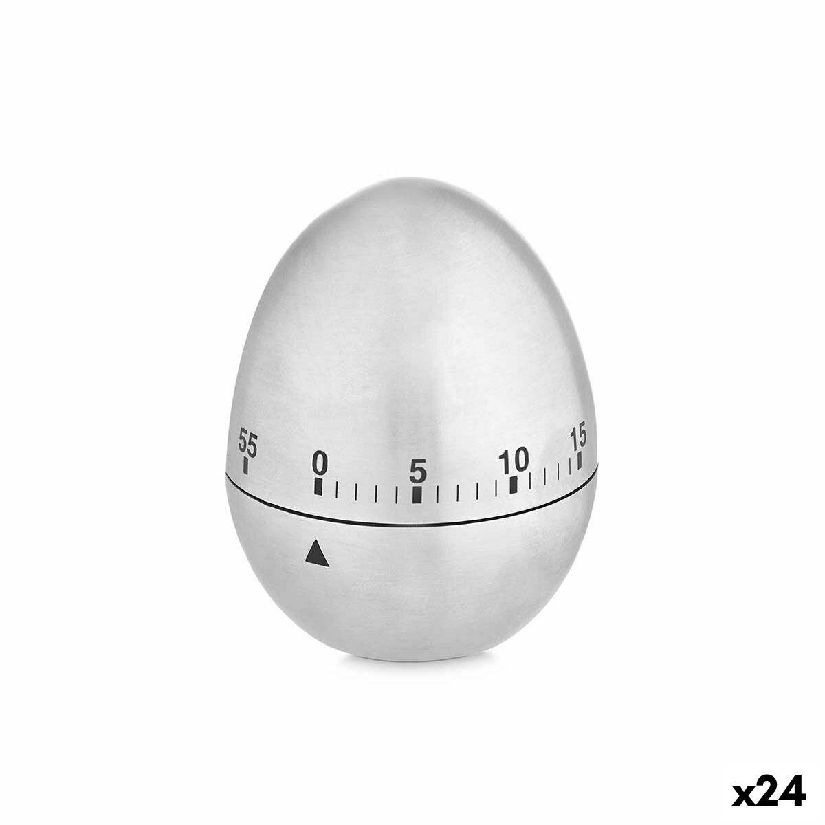 Temporizador de Cocina Kinvara 6 x 7,5 x 6 cm Huevo (24 Unidades)