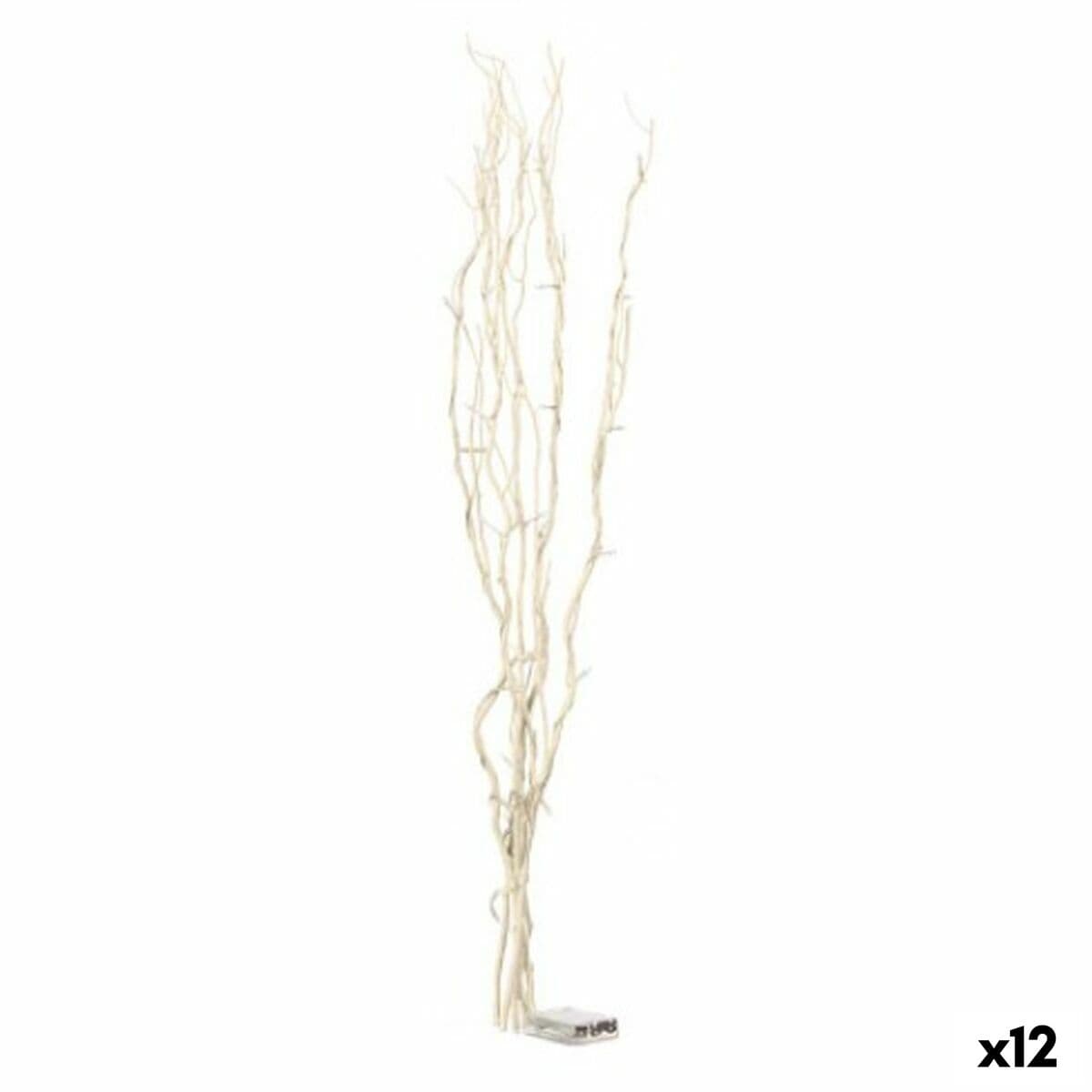Ramilletes Gift Decor Natural Madera 20 x 90 x 6 cm Luz LED (12 Unidades)