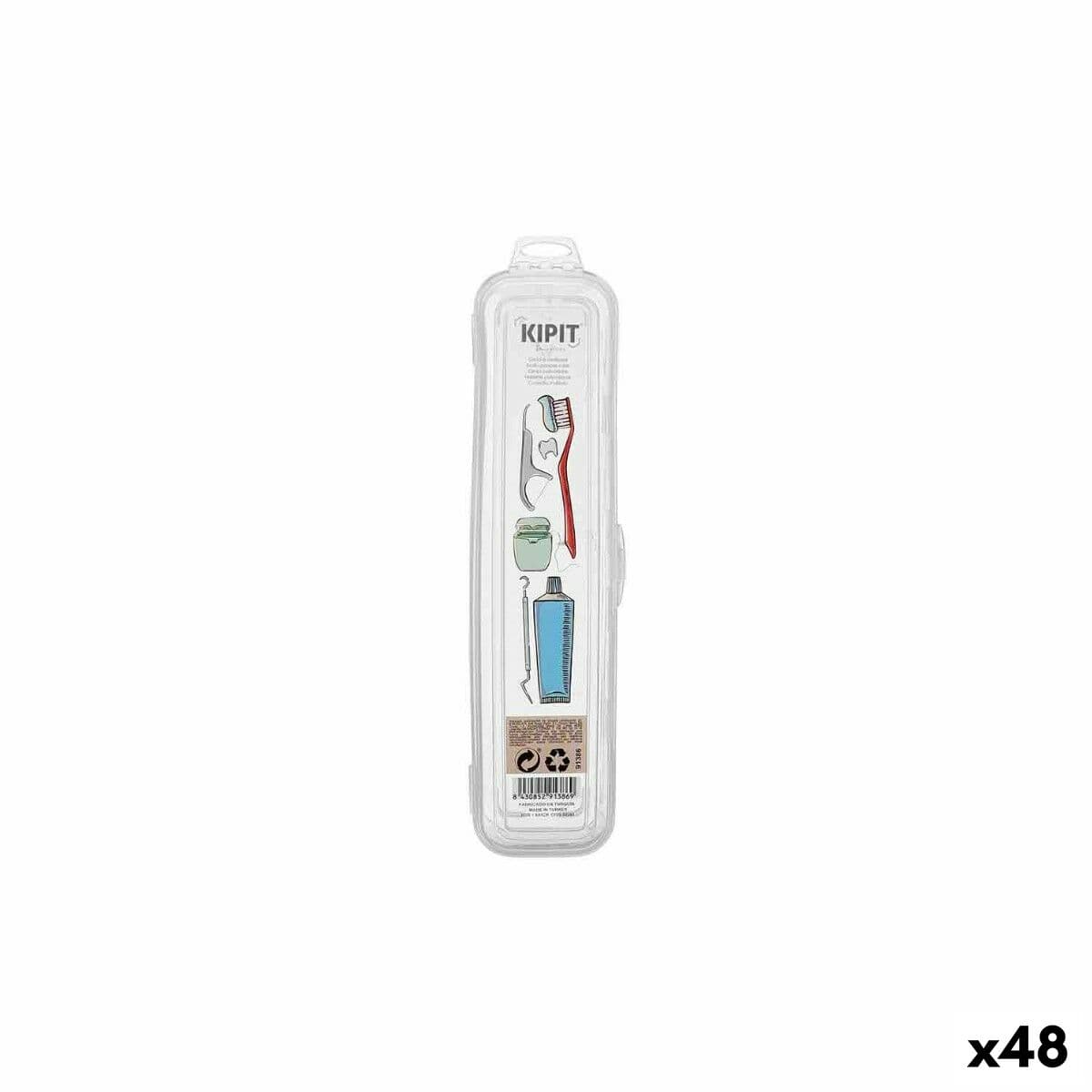 Estuche Kipit Transparente Higiene De viaje (48 Unidades)