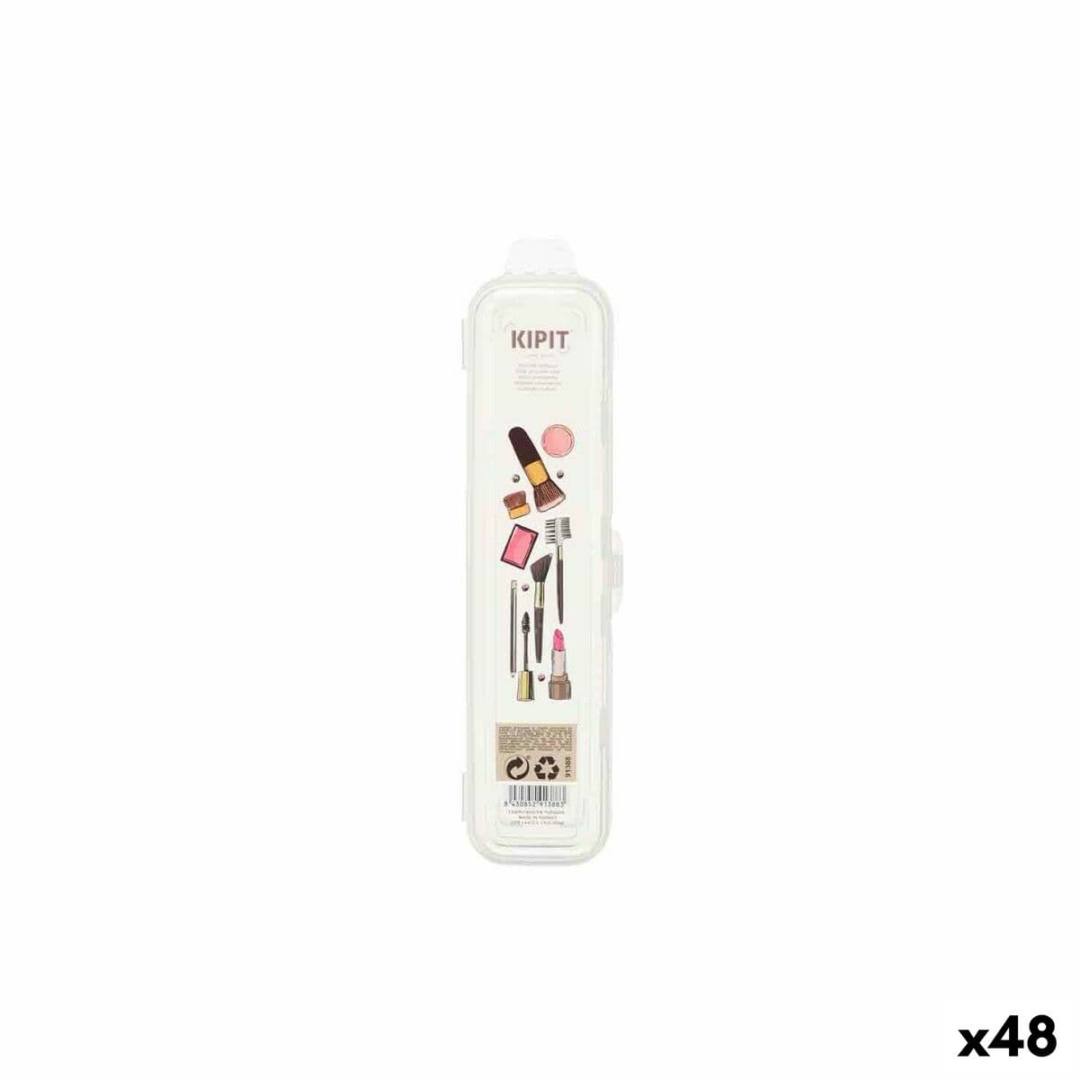 Estuche Kipit Transparente Maquillaje De viaje (48 Unidades)