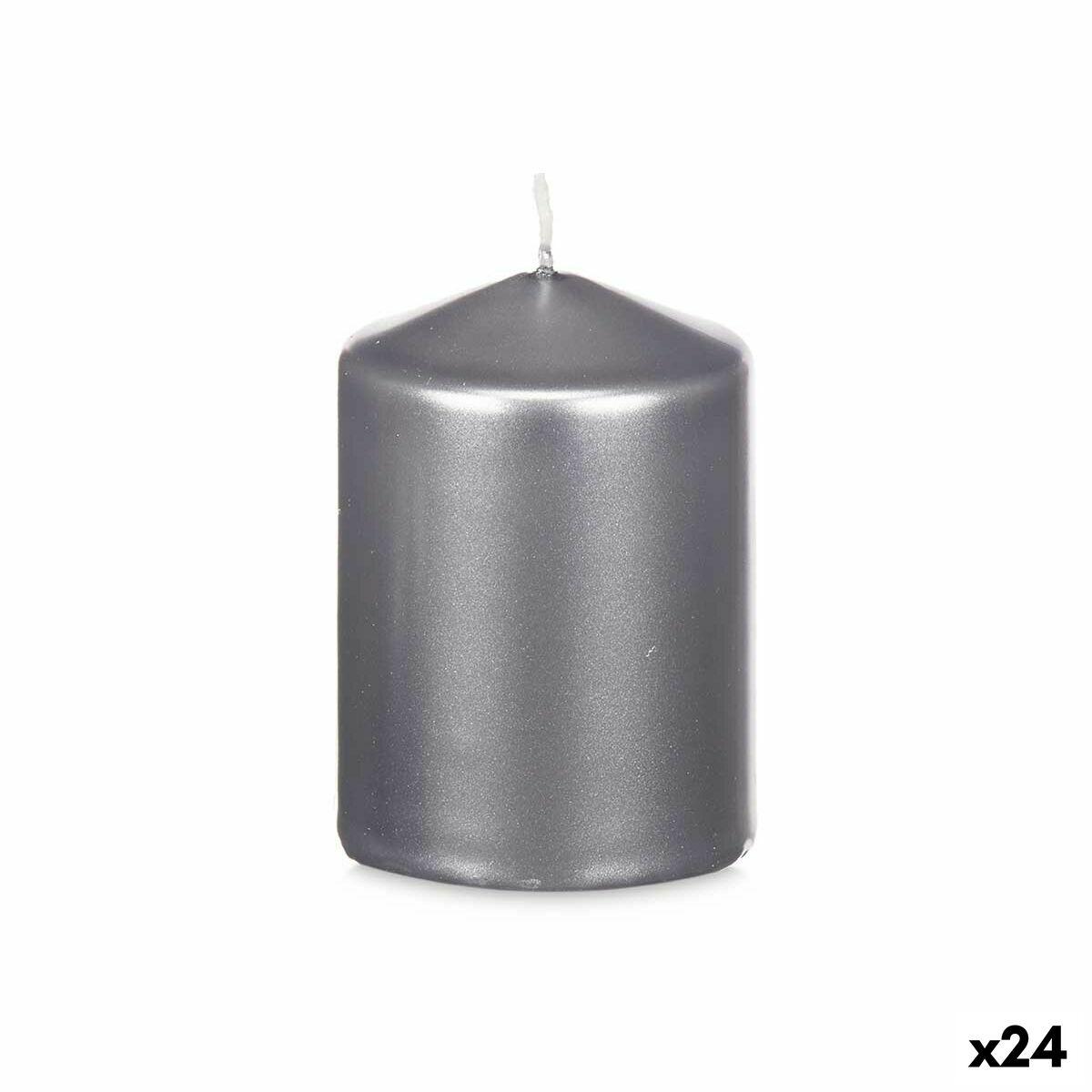 Vela Acorde Plateado 7 x 10 x 7 cm (24 Unidades)