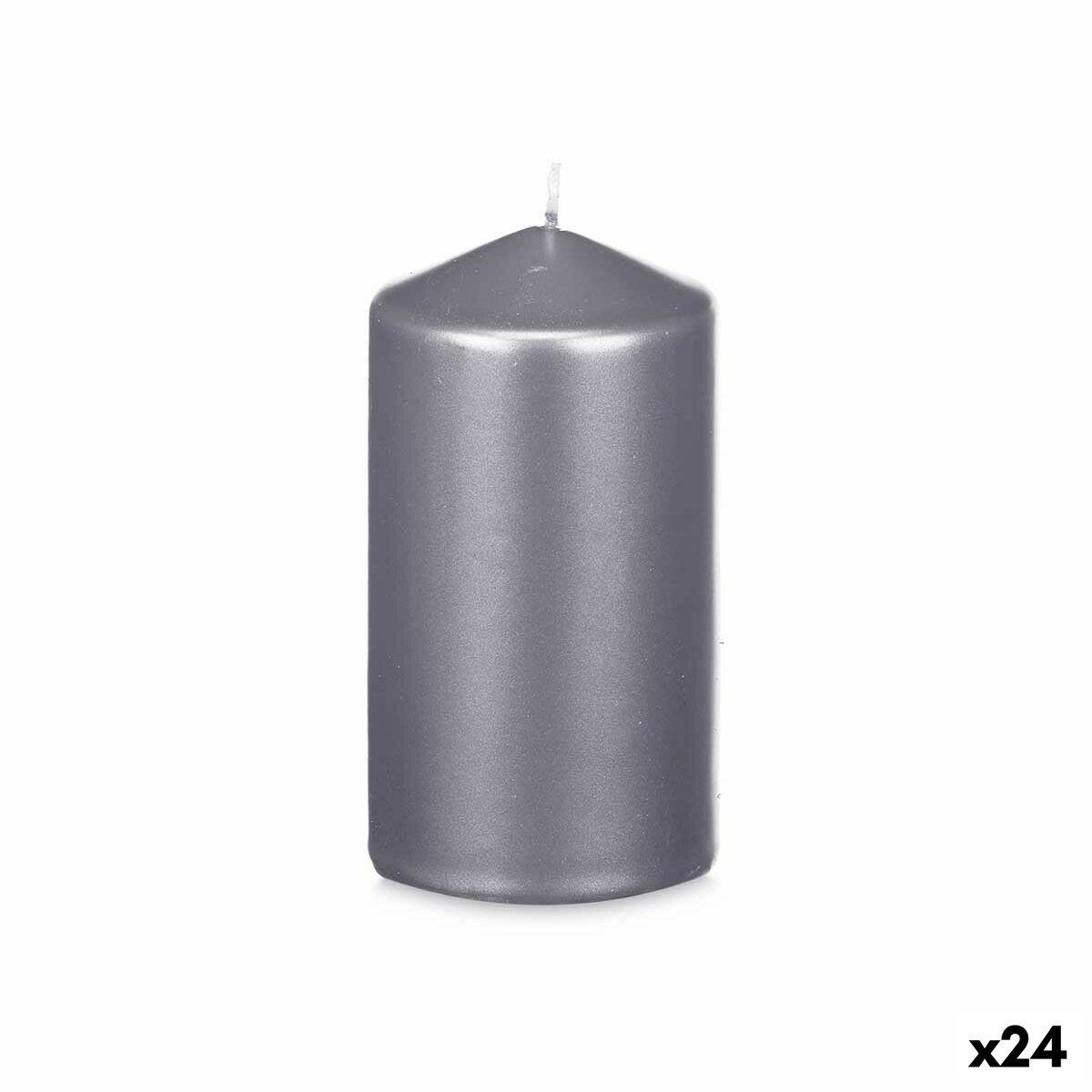 Vela Acorde Plateado 7 x 13 x 7 cm (24 Unidades)