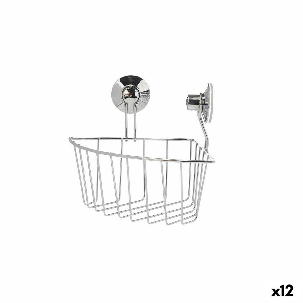 Soporte de Ducha Berilo Metal Acero ABS 25 x 18,5 x 18 cm (12 Unidades)