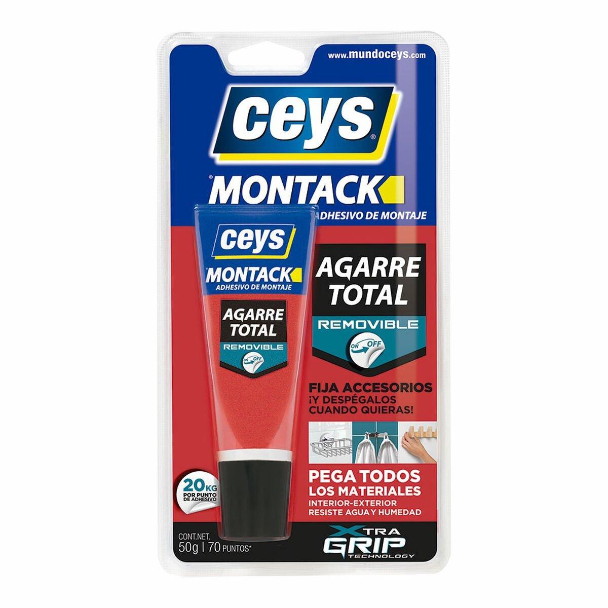 Adhesivo de montaje Ceys Montack Removable 507250 50 g