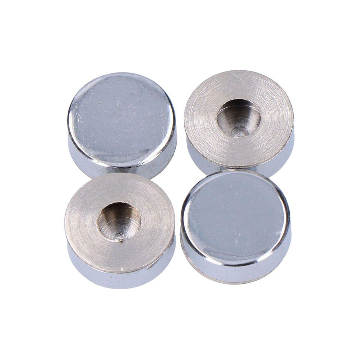 Embellecedores para muebles EDM 85291 Latón Ø 18 mm Roscado (4 Unidades)