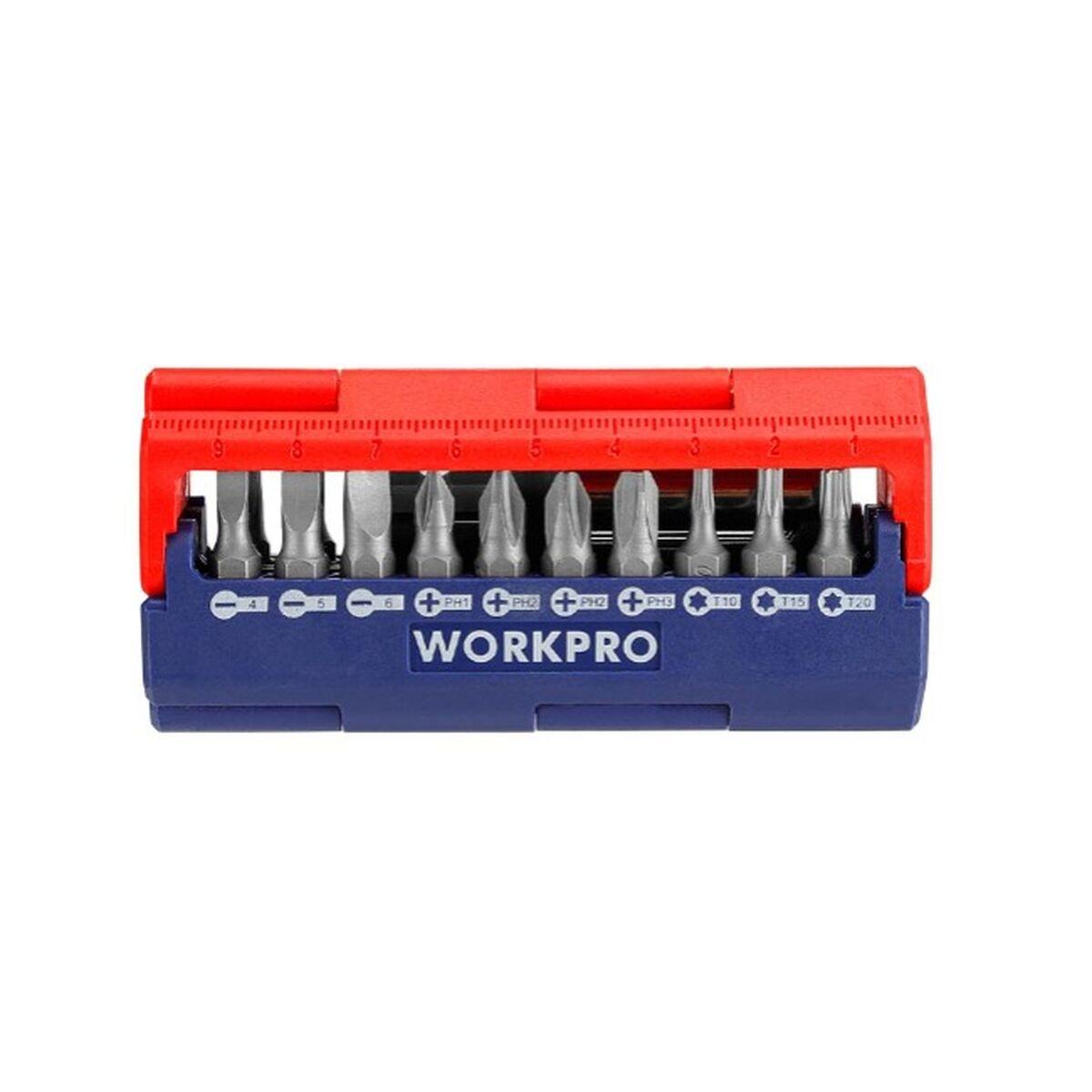 Juego de puntas Workpro Destornillador 13 Piezas