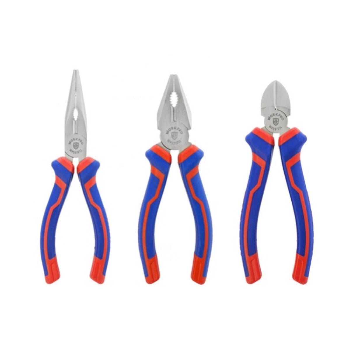 Set de alicates Workpro 3 Piezas