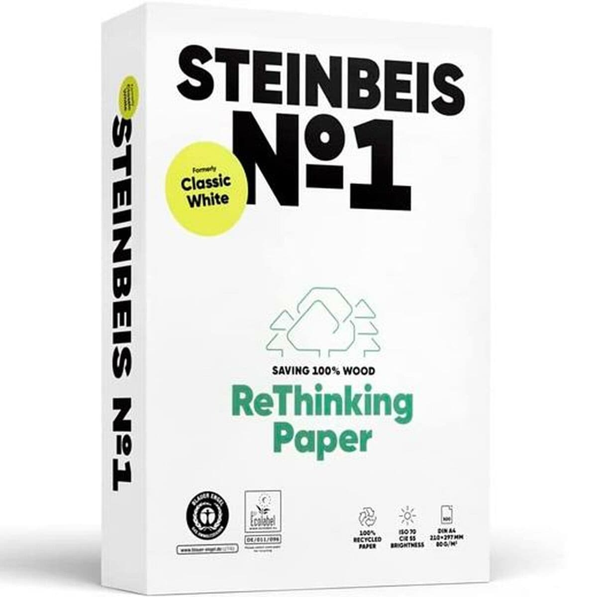 Papel para Imprimir Steinbeis Blanco Din A4 500 Hojas