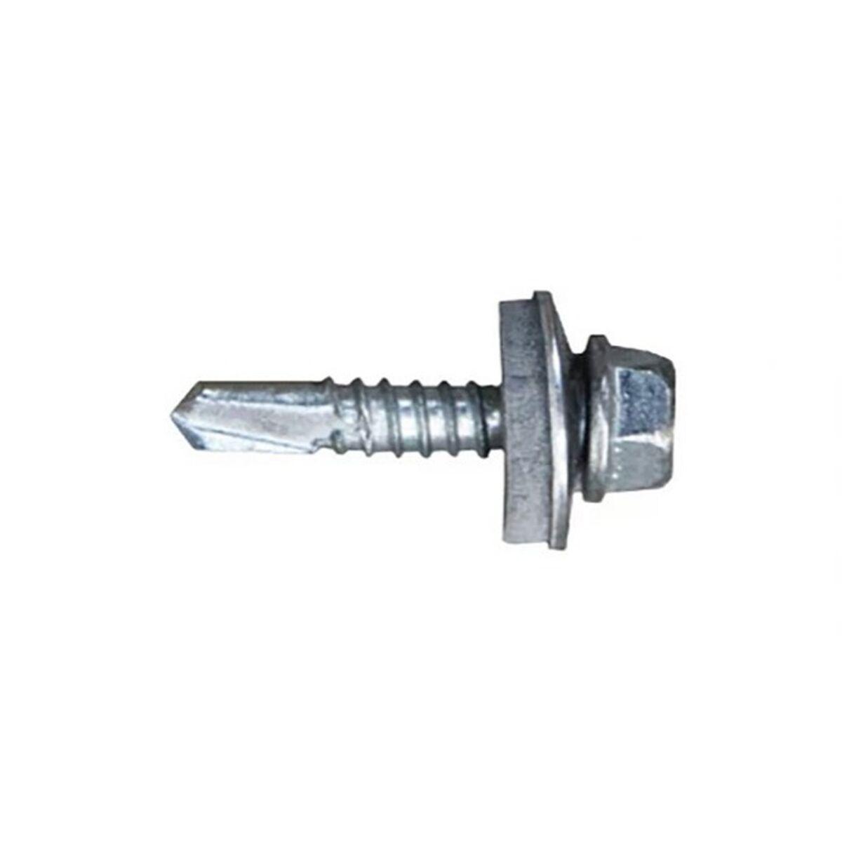 Caja de tornillos CELO 7301 Ø 6,3 x 25 mm Con Arandela Hexagonal Broca (250 Unidades)