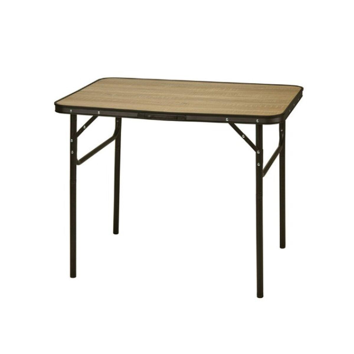 Mesa Plegable Lifetime Marrón Negro 90 x 60 x 70 cm